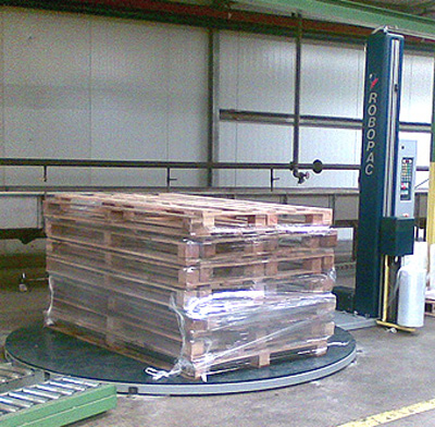 Rotoplat piatto 2200.jpg Avvolgipallet per grandi carichi azienda tabacchi Sparanise (CE)